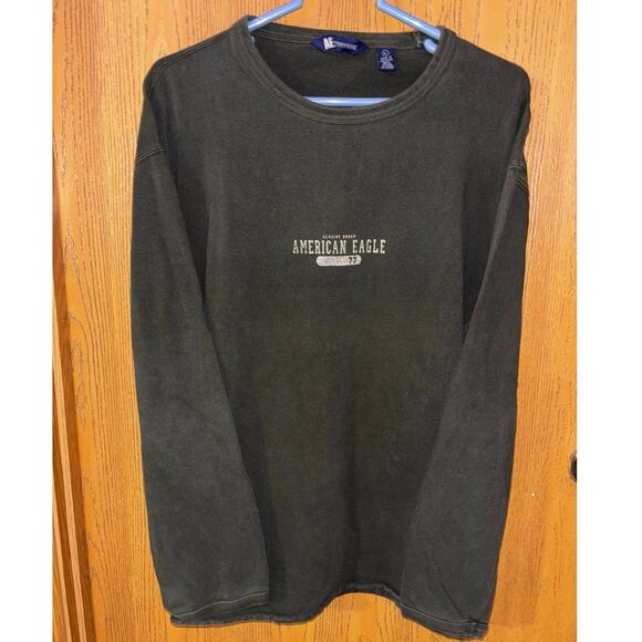 American Eagle Outfitters Other - Vintage American Eagle Outfitters men’s green long sleeve cotton shirt large